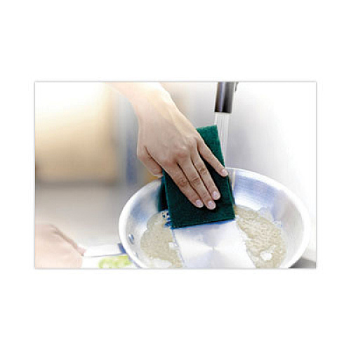 Scotch-Brite Heavy-Duty Scouring Pad, 3.8 x 6, Green, 5/Carton (2265)