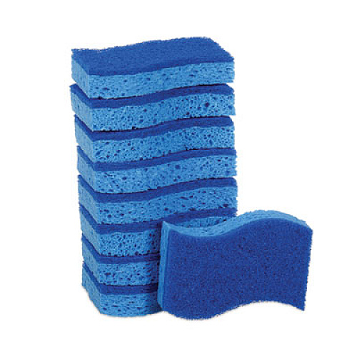 Scotch-Brite Non-Scratch Multi-Purpose Scrub Sponge, 4.4 x 2.6, 0.8" Thick, Blue, 9/Pack (5295)