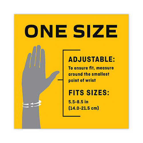 FUTURO Adjustable Reversible Splint Wrist Brace, Fits Wrists 5.5" to 8.5", Black (10770EN)