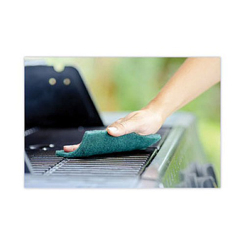 Scotch-Brite Heavy-Duty Scouring Pad, 3.8 x 6, Green, 10/Carton (22310CT)
