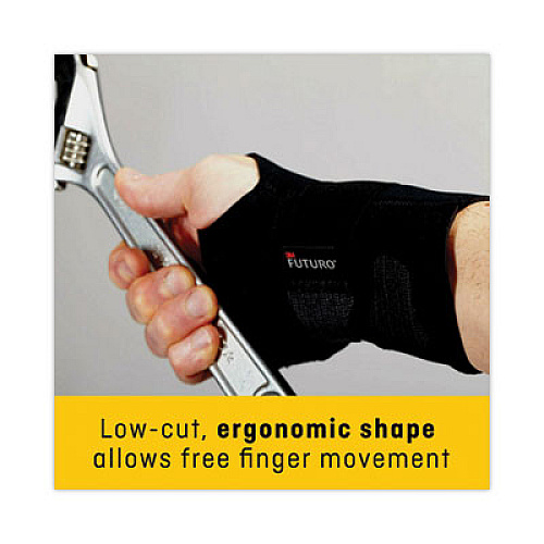 FUTURO Energizing Wrist Support, Small/Medium, Fits Right Wrists 5.5" to 6.75", Black, 12/Carton (48400ENCT)