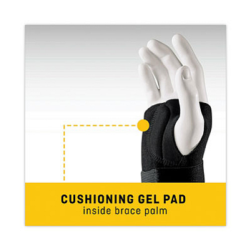 FUTURO Energizing Wrist Support, Small/Medium, Fits Right Wrists 5.5" to 6.75", Black, 12/Carton (48400ENCT)