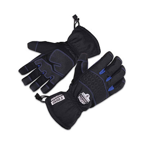 ergodyne ProFlex 819WP Extreme Thermal WP Gloves, EN388: 4222B, 9" Long, Medium, Black, Pair (17613)