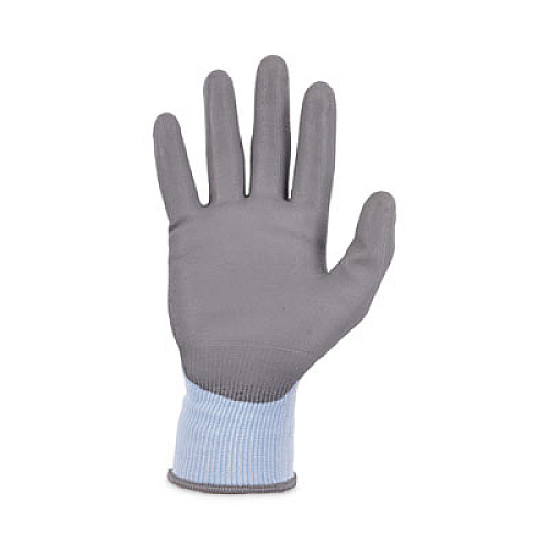 ergodyne ProFlex 7025 ANSI A2 PU Coated CR Gloves, EN388: 2X42B, 9" Long, Medium, Blue, 12 Pairs (10423)