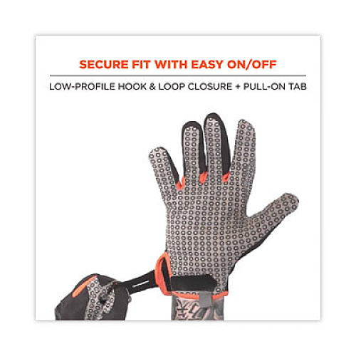 ergodyne ProFlex 821 Smooth Surface Handling Gloves, X-Large, Black, Pair (17235)