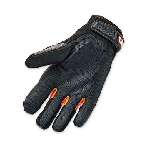 ergodyne ProFlex 9015F(x) Certified Anti-Vibration Gloves with Dorsal Protection, EN388: 2121X, Medium, Black, Pair (17303)