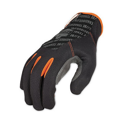 ergodyne ProFlex 810 Reinforced Utility Gloves, EN388: 3121X, 9" Long, Large, Black, Pair (17224)