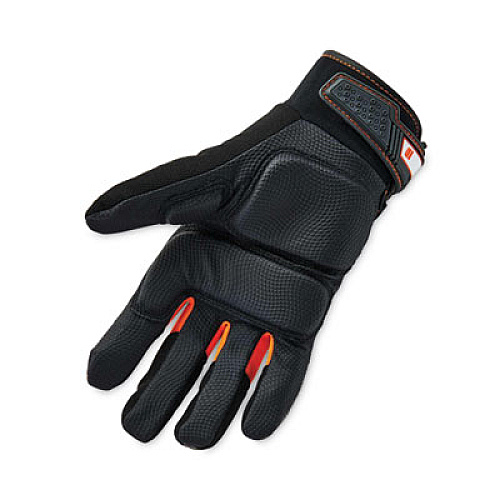 ergodyne ProFlex 9001 Full-Finger Impact Gloves, EN388: 1121X, Large, Black, Pair (17774)