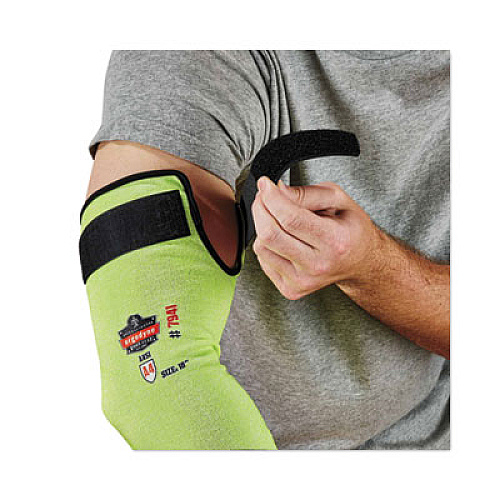ergodyne ProFlex 7941-PR CR Protective Arm Sleeve, 18", Lime, 144 Pairs/Carton (17947)
