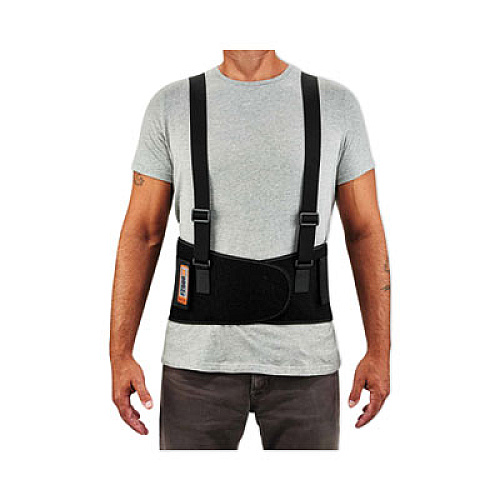 ergodyne ProFlex 2000SF High-Performance Spandex Back Support Brace, 3X-Large, 46" to 52" Waist, Black (11287)