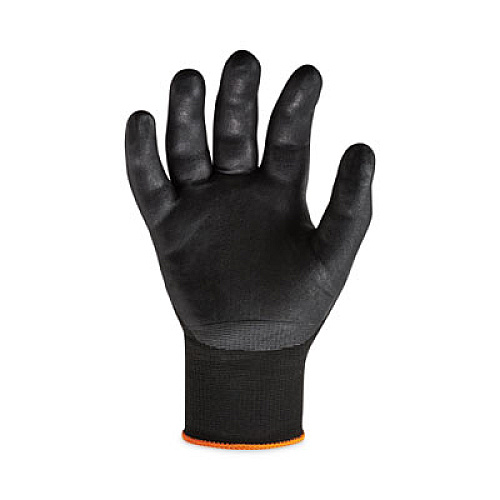 ergodyne ProFlex 7001 Nitrile-Coated Gloves, EN388: 4121X, 9" Long, Large, Black, Pair (17954)