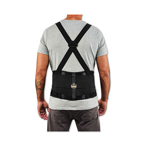 ergodyne ProFlex 2000SF High-Performance Spandex Back Support Brace, 3X-Large, 46" to 52" Waist, Black (11287)