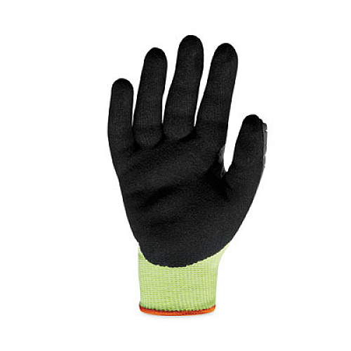 ergodyne ProFlex 7141 ANSI A4 DIR Nitrile-Coated CR Gloves, EN388: 4X42DP, 9" Long, Medium, Lime, 72 Pairs/Carton (17833)