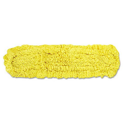 Rubbermaid Commercial Trapper Commercial Dust Mop, Looped-end Launderable, 5" x 18", Yellow (J15200YEL)