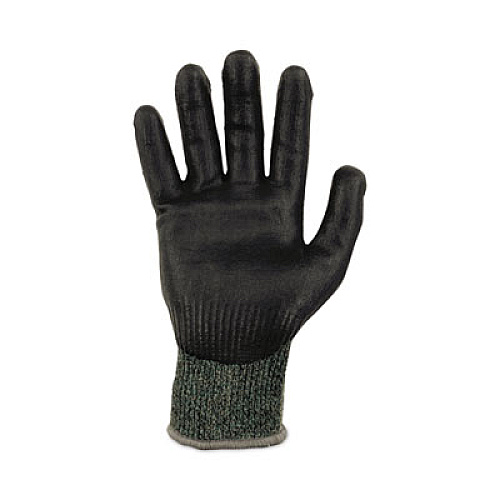 ergodyne ProFlex 7070 ANSI A7 Nitrile Coated CR Gloves, EN388: 4X42F, 9" Long, Large, Green, Pair (18044)
