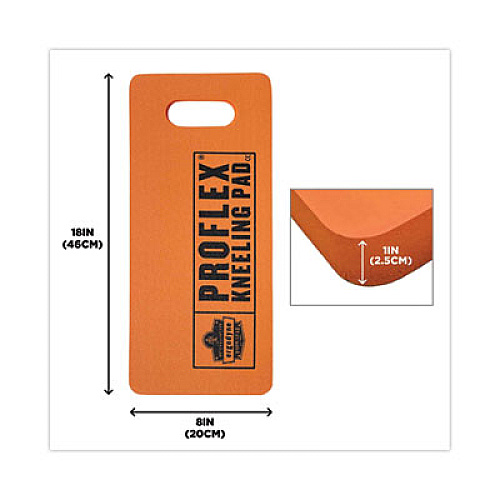ergodyne ProFlex 375 Small Foam Kneeling Pad, 1", Small, Orange (18376)
