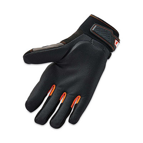 ergodyne ProFlex 9002 Certified Full-Finger Anti-Vibration Gloves, EN388: 2121X, Small, Black, Pair (17702)
