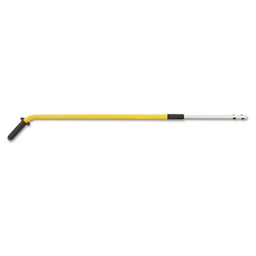 Rubbermaid Commercial HYGEN HYGEN Quick-Connect Ergo Adjustable Handle, 48" to 72", Black/Yellow (Q760)