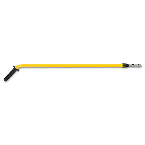 Rubbermaid Commercial HYGEN HYGEN Quick-Connect Ergo Adjustable Handle, 48" to 72", Black/Yellow (Q760)