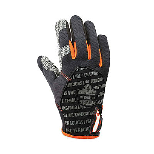 ergodyne ProFlex 821 Smooth Surface Handling Gloves, Large, Black, Pair (17234)