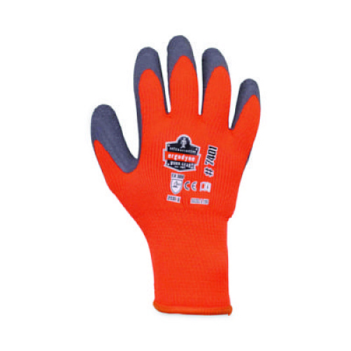 ergodyne ProFlex 7401-CASE Coated Lightweight Winter Gloves, EN388: 2131X, 9" Long, X-Large, Orange, Pair (17625)