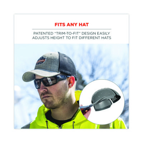 ergodyne Skullerz 8945F(x) Universal Bump Cap Insert - Extra Venting, Charcoal (23481)