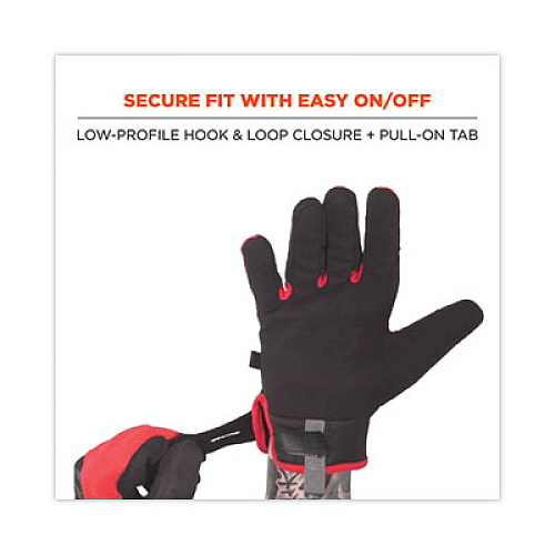 ergodyne ProFlex 812CR6 ANSI A6 Utility and CR Gloves, EN388: 2543E, 9" Long, XX-Large, Black, Pair (17926)