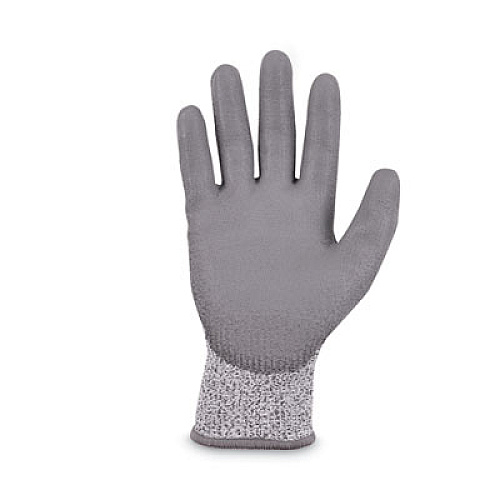 ergodyne ProFlex 7030 ANSI A3 PU Coated CR Gloves, EN388: 4X42C, 9" Long, Large, Gray, Pair (10464)