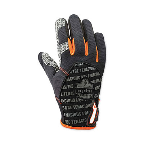 ergodyne ProFlex 821 Smooth Surface Handling Gloves, Small, Black, Pair (17232)