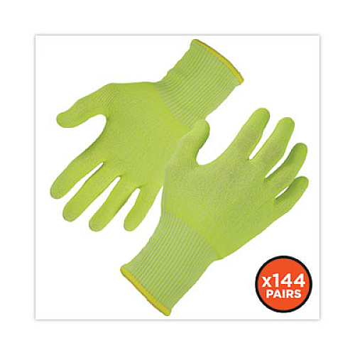 ergodyne ProFlex 7040 ANSI A4 CR Food Grade Gloves, EN388: 2X4XD, Reversible, 11" Long, Large, Lime, 144 Pairs/Carton (18024)