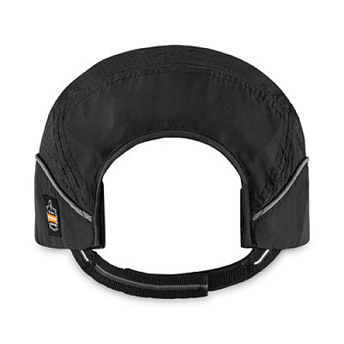 ergodyne Skullerz 8955 Lightweight Bump Cap Hat, Long Brim, Black (23367)
