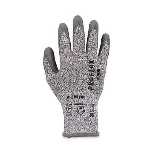 ergodyne ProFlex 7030 ANSI A3 PU Coated CR Gloves, EN388: 4X42C, 9" Long, XX-Large, Gray, 12 Pairs (10456)