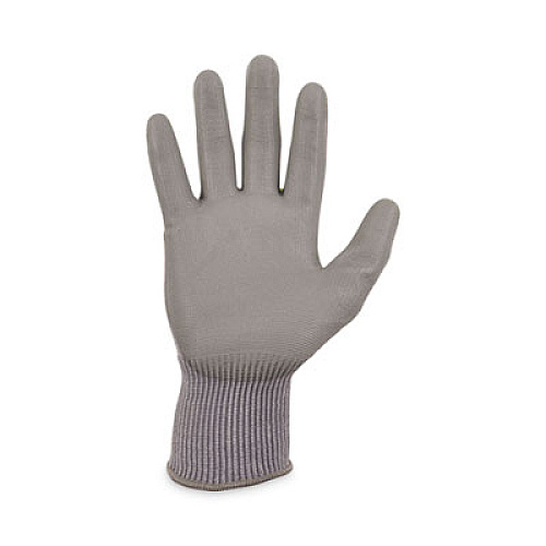 ergodyne ProFlex 7024 ANSI A2 PU Coated CR Gloves, EN388: 4X42B, 9" Long, Large, Gray, Pair (10404)