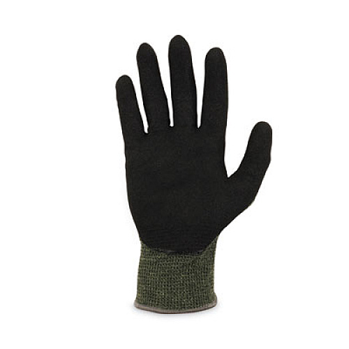 ergodyne ProFlex 7042 ANSI A4 Nitrile-Coated CR Gloves, EN388: 4X41D, 9" Long, Medium, Green, 12 Pairs (10333)