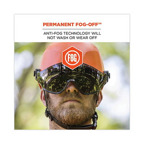 ergodyne Skullerz 8991 Safety Helmet Visor, Polycarbonate, 6 x 12 x 4, Smoke (60209)