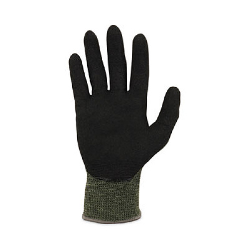 ergodyne ProFlex 7042 ANSI A4 Nitrile-Coated CR Gloves, EN388: 4X41D, 9" Long, Large, Green, 12 Pairs (10334)