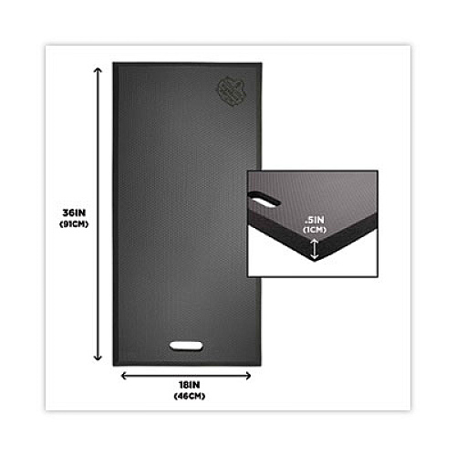ergodyne ProFlex 391 XL Foam Kneeling Pad, 0.5", X-Large, Black (18391)