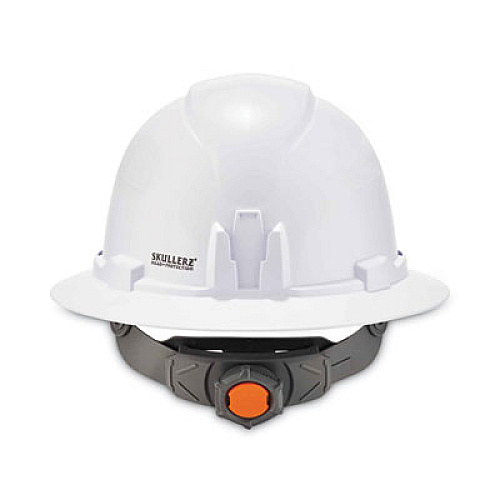 ergodyne Skullerz 8971 Class E Hard Hat Full Brim, White (60150)