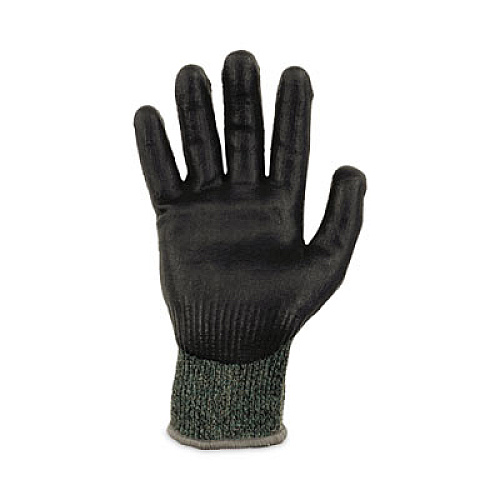 ergodyne ProFlex 7070 ANSI A7 Nitrile Coated CR Gloves, EN388: 4X42F, 9" Long, XX-Large, Green, Pair (18046)