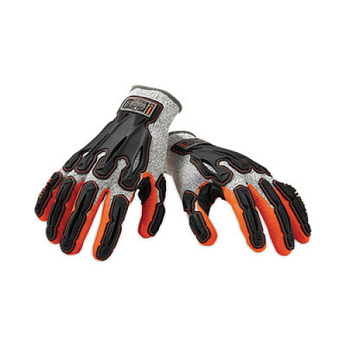ergodyne ProFlex 922CR Nitrile Coated Cut-Resistant Gloves, EN388: 4442CP, XX-Large, Gray, Pair (17096)