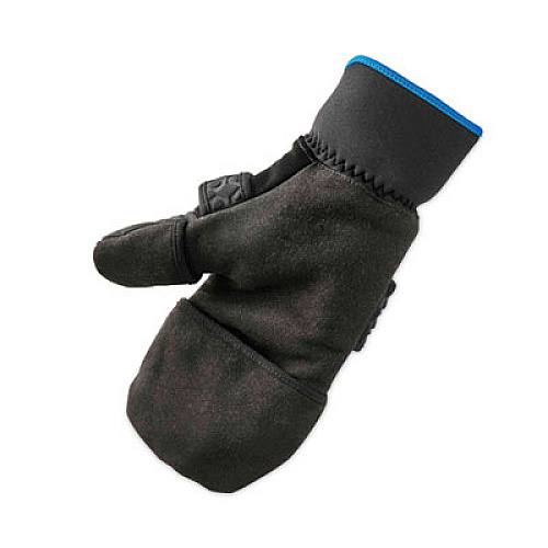 ergodyne ProFlex 816 Thermal Flip-Top Gloves, EN388: 3423X, 9" Long, X-Large, Black, Pair (17345)