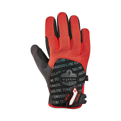 ergodyne ProFlex 812CR6 ANSI A6 Utility and CR Gloves, EN388: 2543E, 9" Long, Large, Black, Pair (17924)