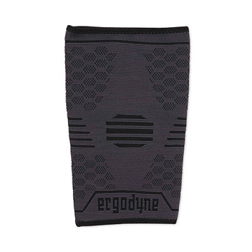 ergodyne ProFlex 651 Elbow Compression Sleeve, Large, Gray/Black (16594)
