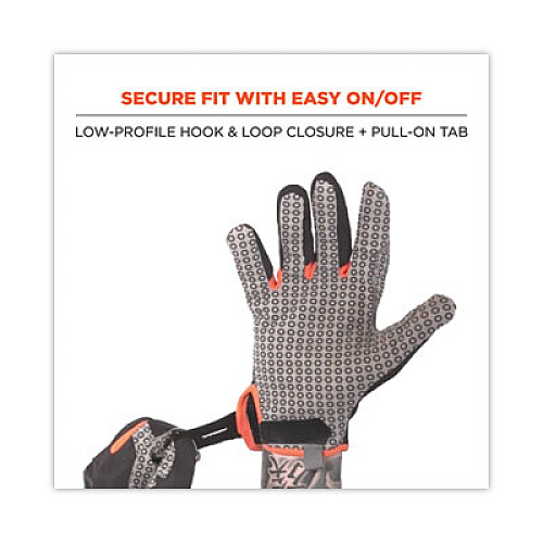 ergodyne ProFlex 821 Smooth Surface Handling Gloves, Medium, Black, Pair (17233)
