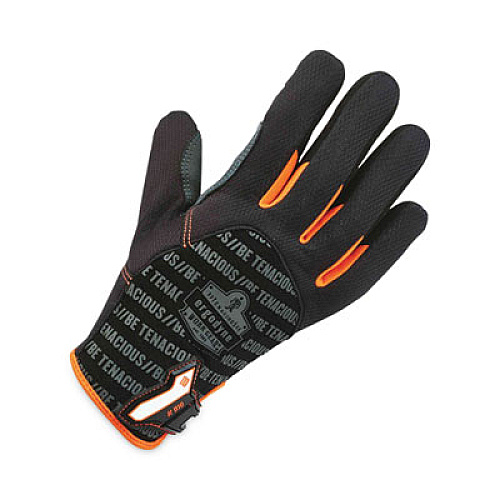 ergodyne ProFlex 810 Reinforced Utility Gloves, EN388: 3121X, 9" Long, Large, Black, Pair (17224)