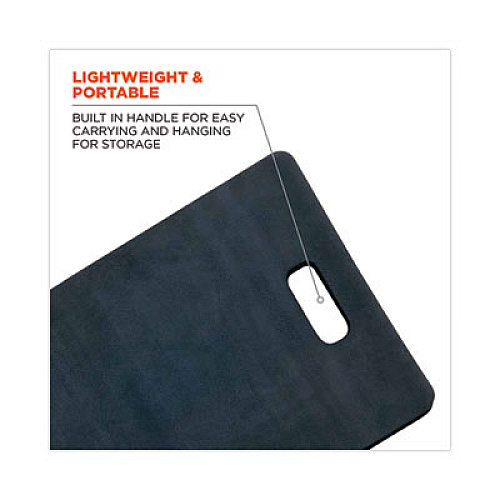 ergodyne ProFlex 380 Standard Foam Kneeling Pad, 1", Medium, Black (18380)