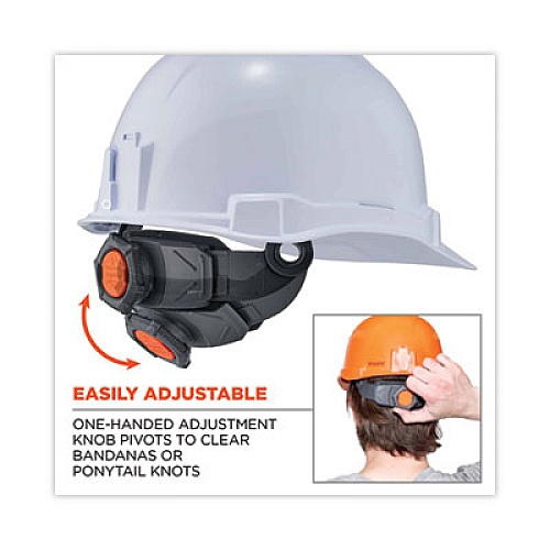 ergodyne Skullerz 8971 Class E Hard Hat Full Brim, White (60150)