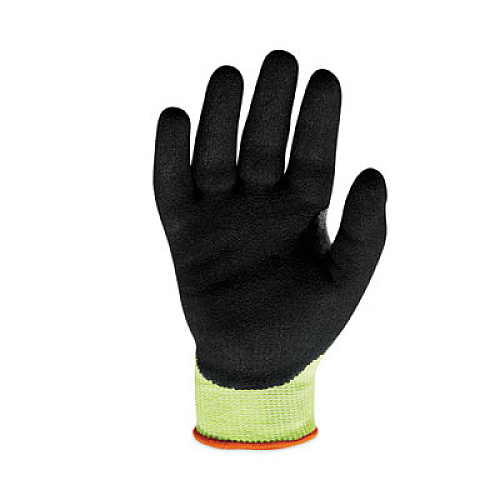 ergodyne ProFlex 7041 ANSI A4 Nitrile-Coated CR Gloves, EN388: 4X42D, 10" Long, Large, Lime, Pair (17814)