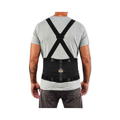 ergodyne ProFlex 2000SF High-Performance Spandex Back Support Brace, X-Small, 20" to 25" Waist, Black (11281)