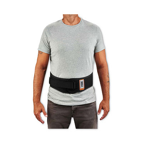 ergodyne ProFlex 1500 Weight Lifters Style Back Support Belt, Large, 34" to 38" Waist, Black (11473)